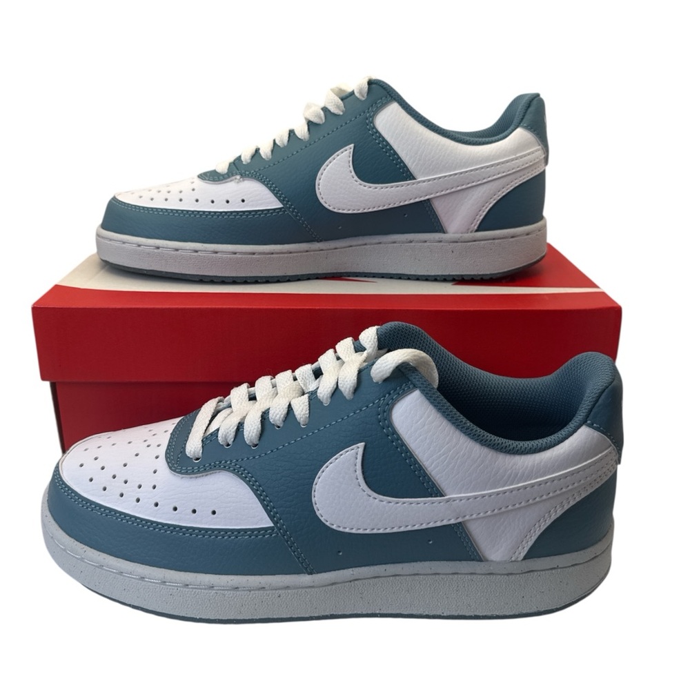 Nike Women's Court Vision‎ Low Next Nature Casual Lifestyle Lace-Up Sneakers,  8